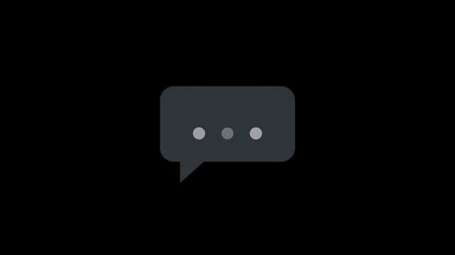 communication chat bubble message notification ui icon