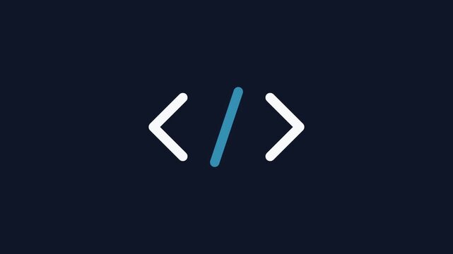coding brackets software programming digital animation