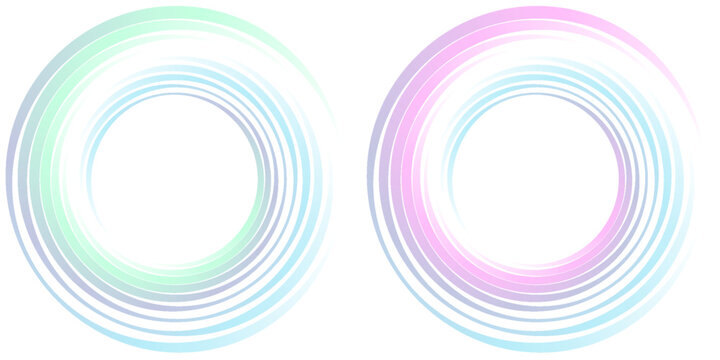 Single-colored,monochrome twirl, swirl. Shape with rotation, spin, spiral distortion. Helix, volute and twine design element
