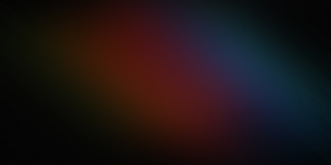 Abstract dark background with soft color glows featuring deep red and blue tones creating moody artistic motion blur atmosphere. © eb