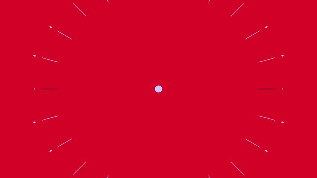 Bright Periwinkle Burst Pattern Radiating From Modern Center Point
