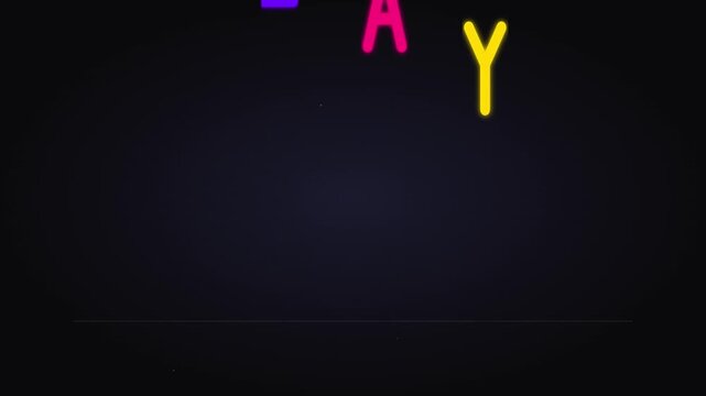 bouncing letters playful modern svg motion graphic