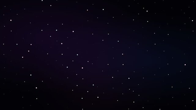 A bright shooting star streaks across the dark night sky filled with stars