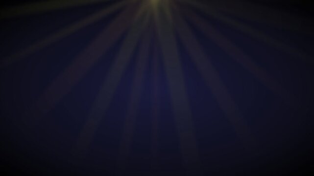 Radiant golden light beams emerging from a dark blue abstract background
