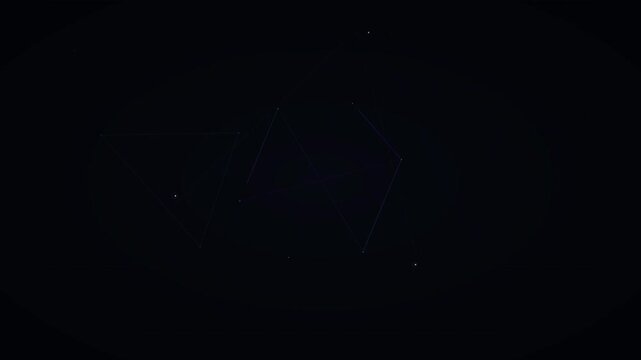 abstract plexus network dots 3d connectivity animation