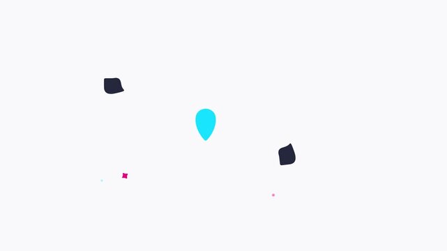 abstract paint splatter evolving modern motion background