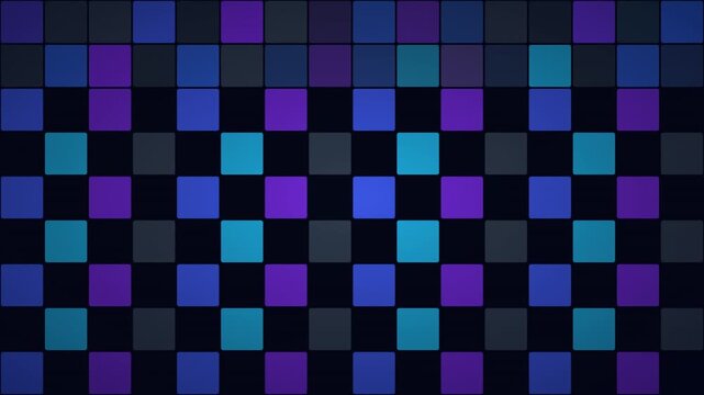 abstract pixel mosaic shuffling modern motion background