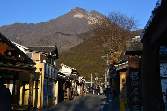 大分 湯布院温泉の町並み