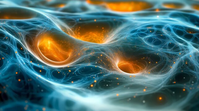 Quantum Foam Microstructure​ poster background