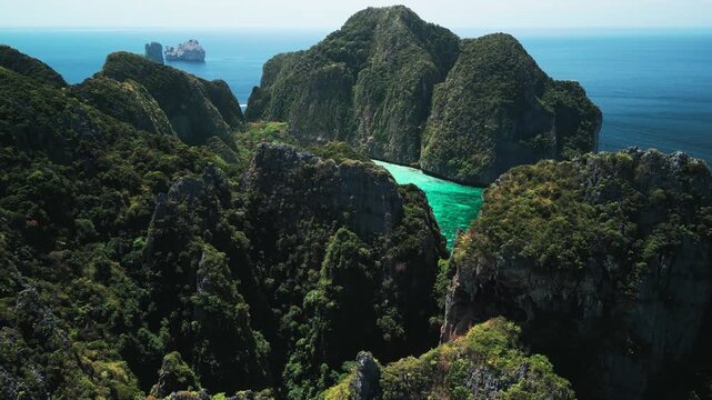Hidden Paradise Revealed Turquoise Lagoon Phi Phi Thailand