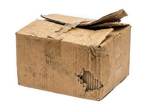 Torn damaged box
