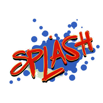 splash brush graphic design grafity