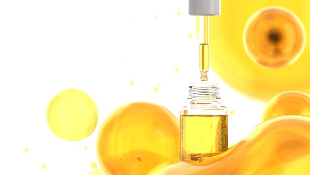 Radiant Glow Vitamin C Serum Drops with Brightening Hydration Effect Bubbles