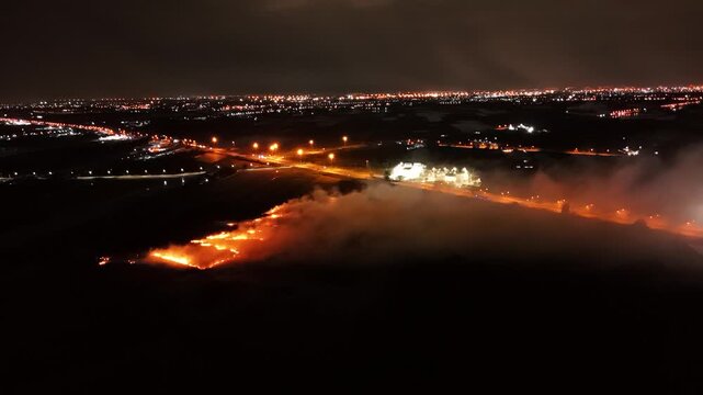 Climate change, Agriculture burning release carbon night time