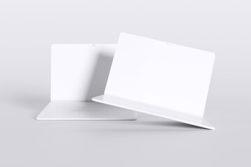 Naklejka premium Macbook Pro Clay Blank