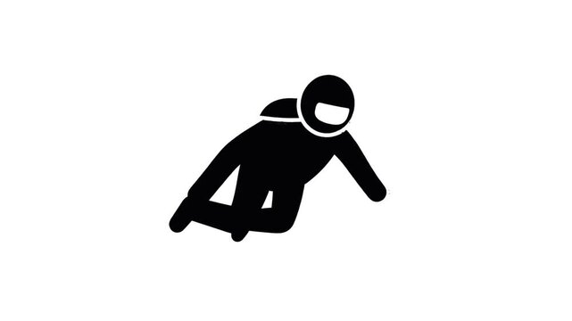 Defying Gravity Freefall Skydiving Icon
