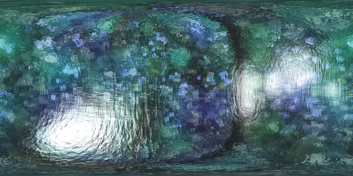 HDRI, environment map , Round panorama, spherical panorama, equidistant projection, panorama 360, Multicube, abstract background, kaleidoscope, 3d rendering