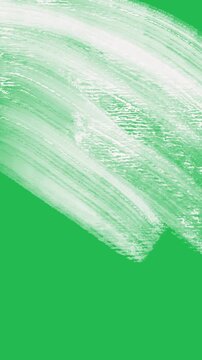 Hand Drawn Vertical Grunge Transition Animation Green Screen White Rough Scratch Motion Graphic