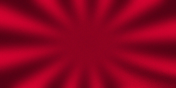 Abstract red background with radial light rays effect