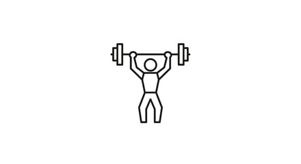 Fototapeta premium Person lifting weights in gym.