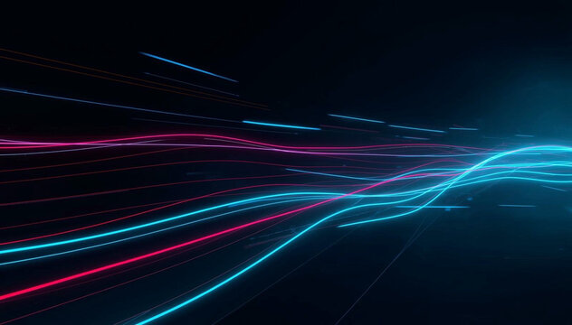 futuristic neon speed lines motion blur abstract athletic background