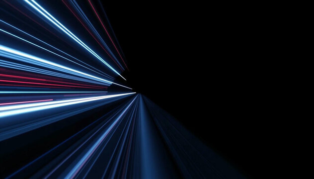 dynamic neon speed lines abstract motion background with futuristic glow