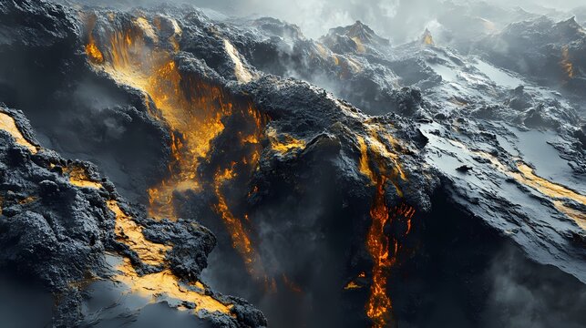 Deep-Sea Vent Sinter​ Texture​ poster background
