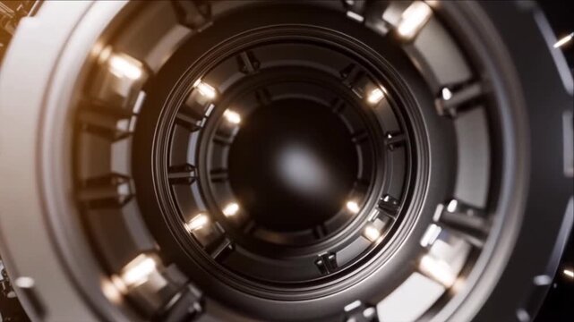宇宙船のドッキングインターフェース構造とチタン製ラッチのマクロテクスチャ