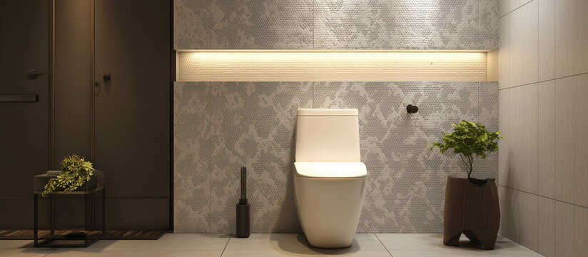 contemporary bathroom with mininalism desc