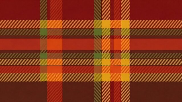 Autumn Plaid Pattern Background.
