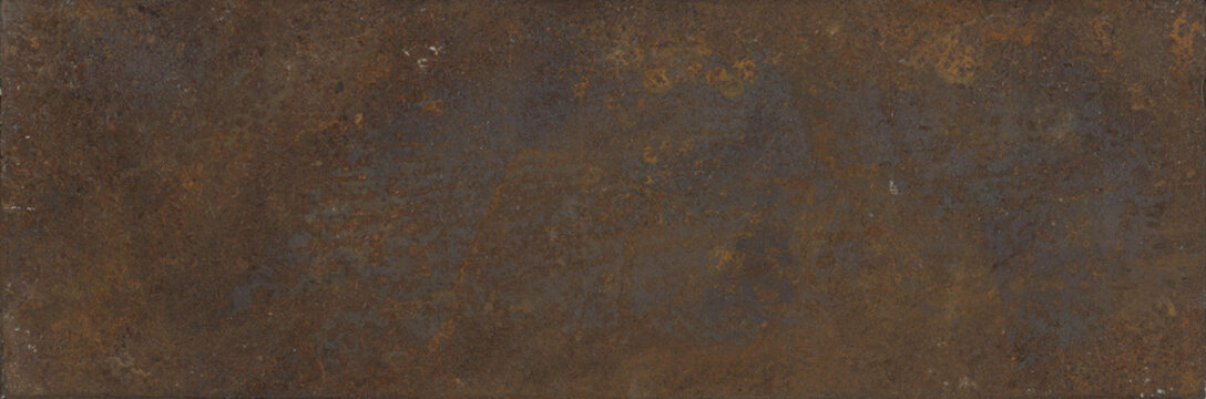Dark rusty metal texture background, weathered steel surface with grunge stains, scratches and aged industrial dirt, ideal for overlays, posters, mockups and abstract design.