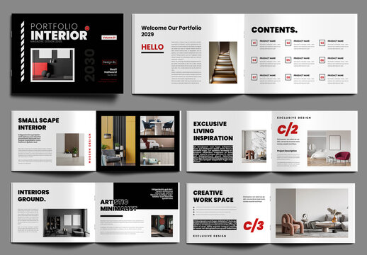Interior Design Brochure Portfolio
