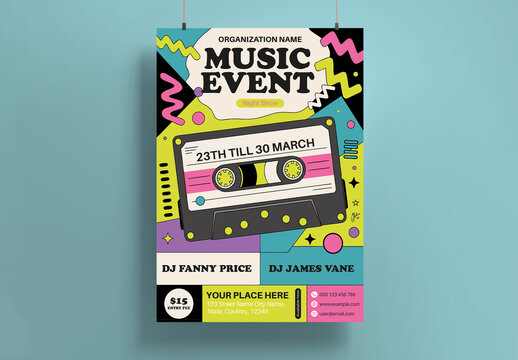 Music Event Poster Template