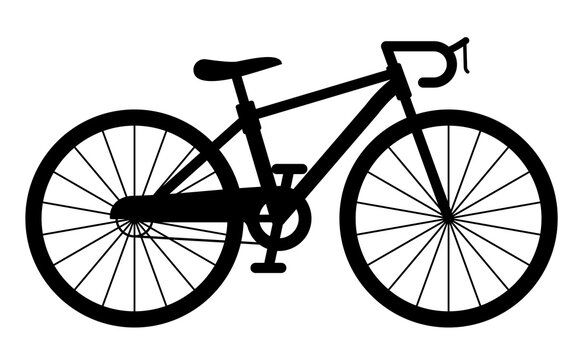 Bicycle vector illustration isolated on white background