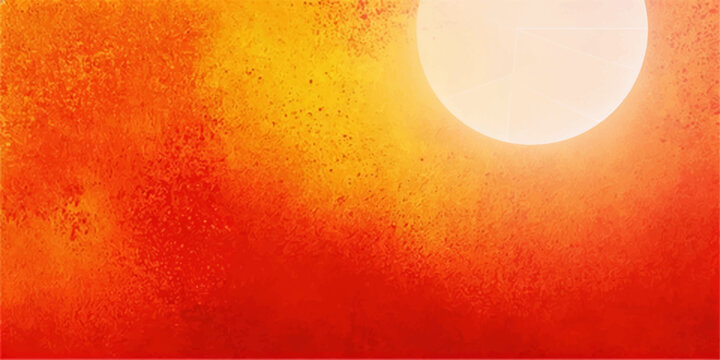 A vintage orange light bulb glows brightly against a grunge textured backdrop, casting a hot yellow and red paint flame illustration on the wallpaper