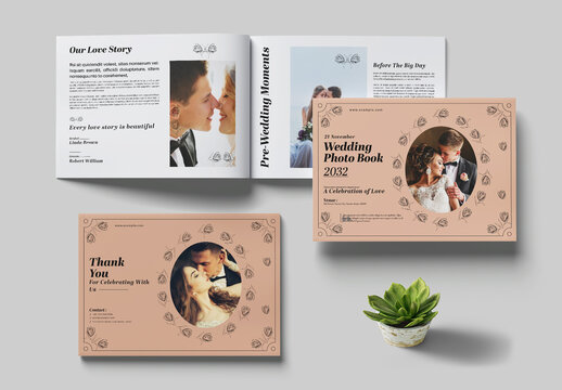 Elegant Wedding Photo Album Design