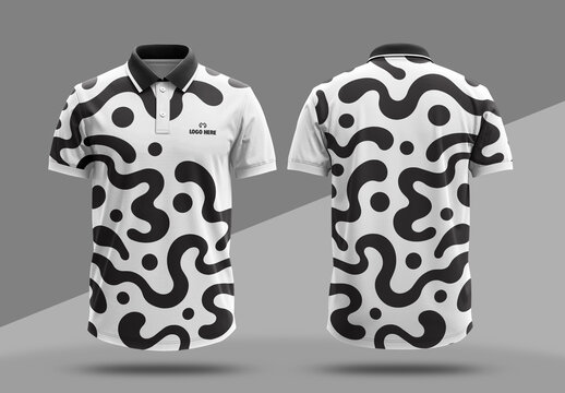 Polo T Shirt Design Template