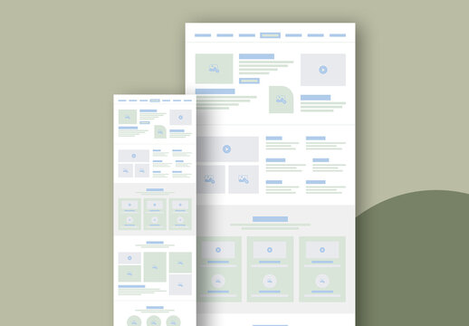 Wireframe Template Layout
