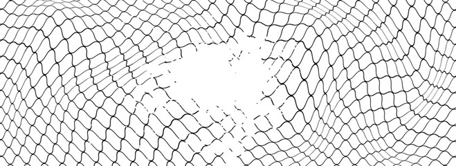 Mesh texture for fishing nets. Grunge pattern for sportswear or soccer goal, volleyball net, basketball hoop, hockey, athletics. Mesh modern net. ilustration vector © Randy