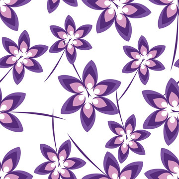 flower, pattern, floral, illustration, leaf, decoration, autumn, spring, bouquet, orange, decor, yellow, lily, blossom, wallpaper, ornament, summer, art, flowers, seamless, plant, nature, design, vect