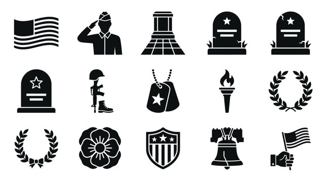 Memorial day may 27 usa icons tributes to fallen military heroes