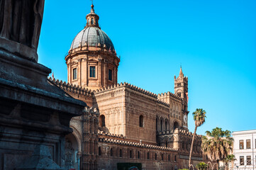 Fototapeta premium Palermo. Pearl of Sicily and the Mediterranean. Magnificent Italy. Architecture 