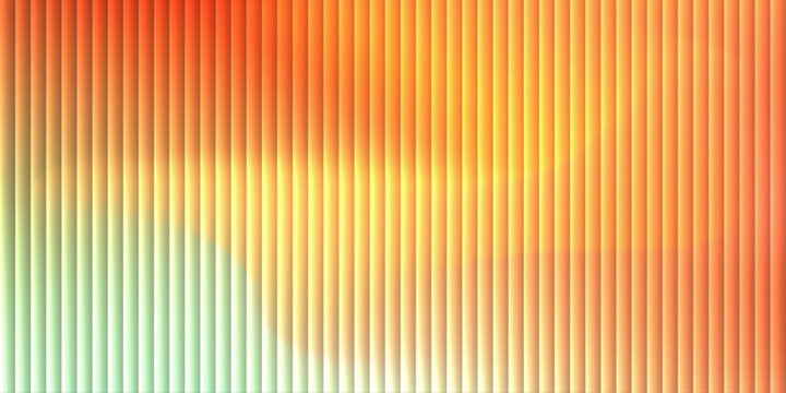 Orange holographic glass gradient with subtle ribbed waves. Vertical light reflection adds depth and futuristic shimmer. Ideal for tech backgrounds or creative branding visuals.