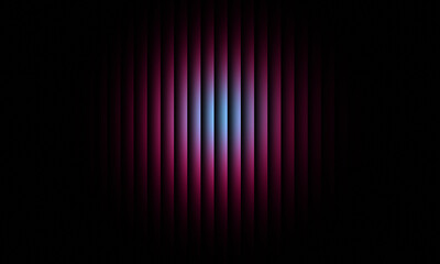 Abstract light photograph showcasing vibrant purple and blue glowing vertical lines creating a mysterious mood within this dark artistic image © librarian