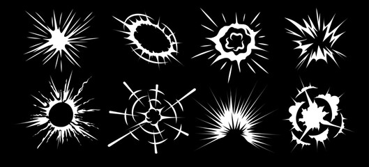 Plakat Cartoon explosion set