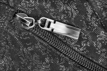 Clothes zipper closeup © Tarzhanova