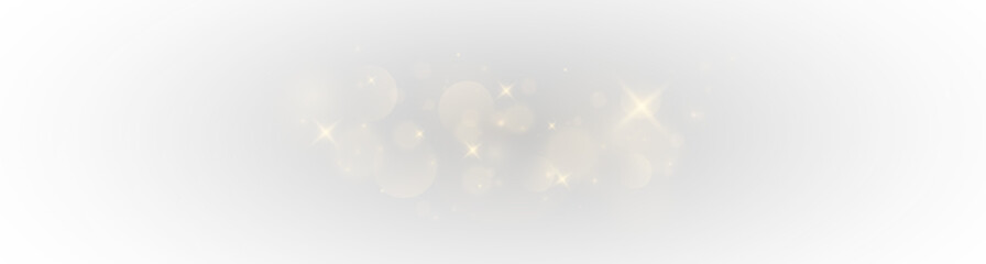Christmas gold background with sparkling dust explosion glistering magic bokeh light warm vintage abstract city night snow confetti fireworks celebration holiday greeting card design concept. © IULIIA
