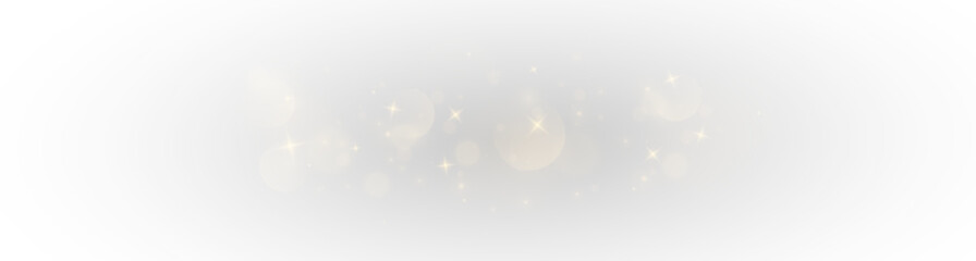 Gold Christmas background with glistering dust explosion sparkling magic bokeh light warm vintage abstract city night snow confetti fireworks celebration holiday greeting card design. © IULIIA