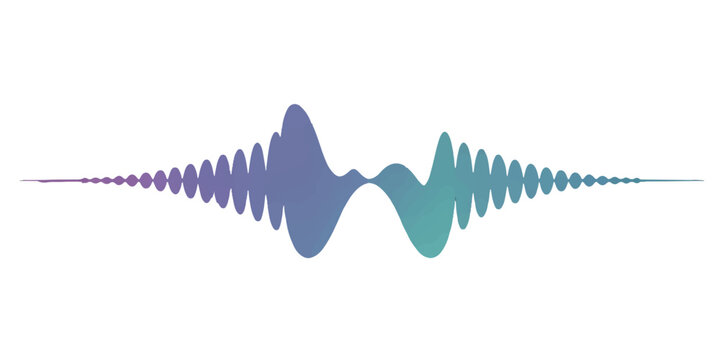 Abstract blue vector illustration of a sharp metal razor blade and spiral steel cable object