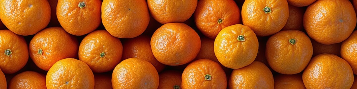 Vibrant Close-Up of Fresh Tangerines in Lush Orchard, Showcasing Their Juicy Texture and Rich Aroma